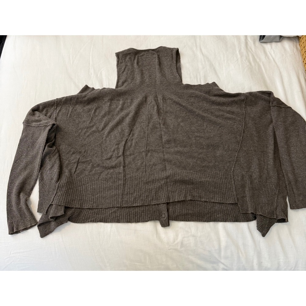 ALLSAINTS Spitalfields Raeburn Cardigan Sweater Knit Dark‎ Gray Size TEN - Picture 8 of 8